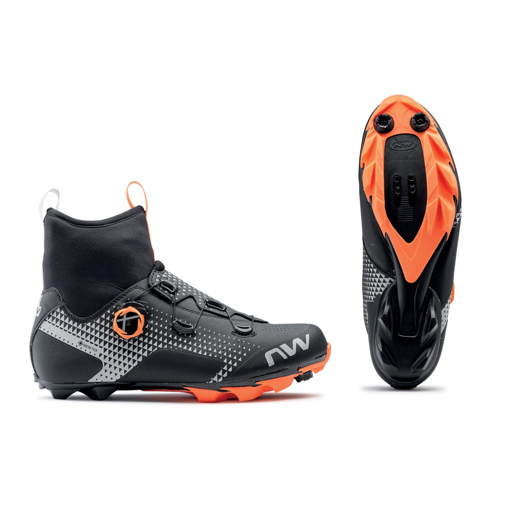 Sapatilhas Northwave Celsius XC GTX Preto-Laranja-Reflexive