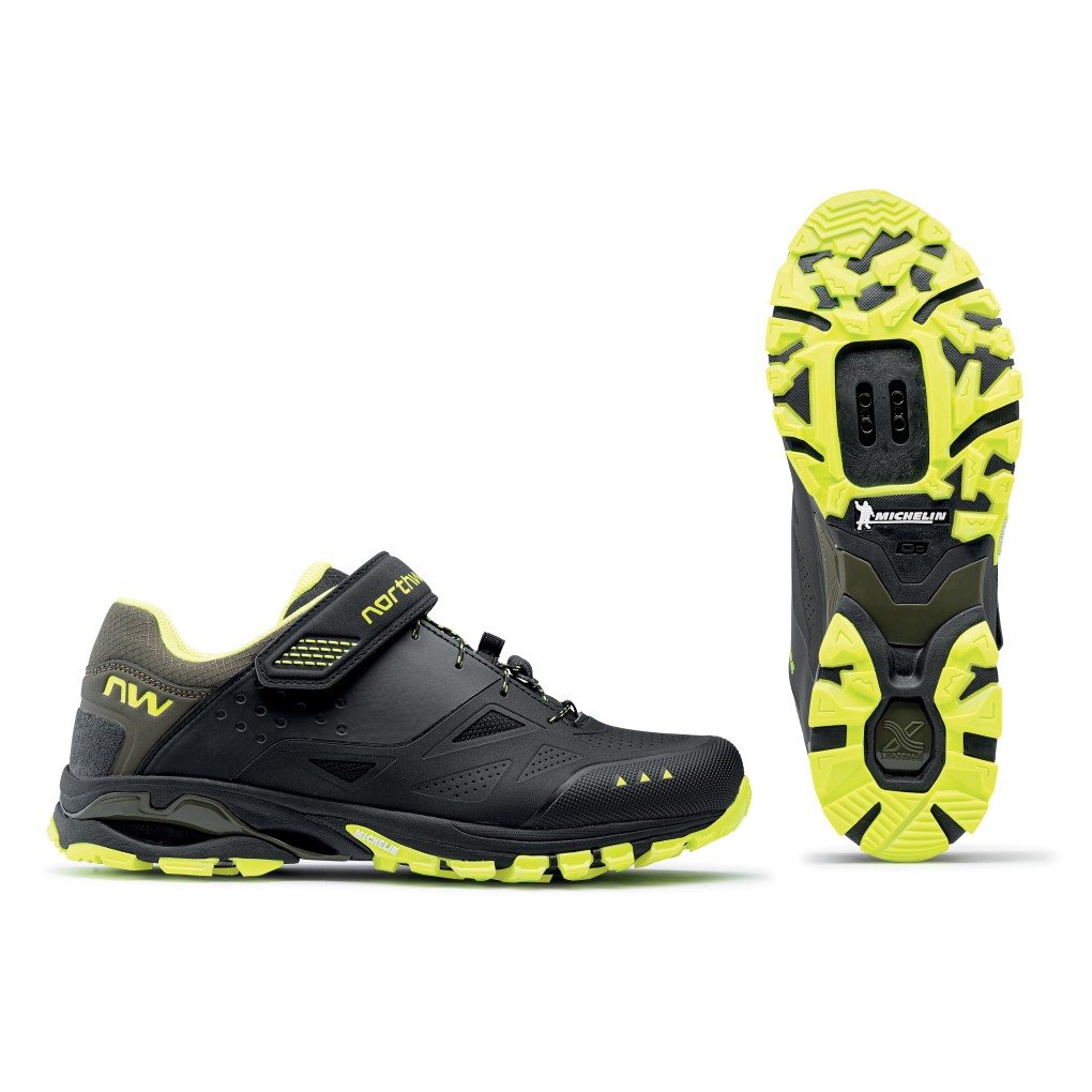 Sapatilhas Northwave SPIDER 3 Preto-Amarelo Fluo