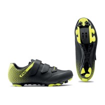 Sapatilhas Ciclismo Northwave ORIGIN 2 Preto-Amarelo Fluo