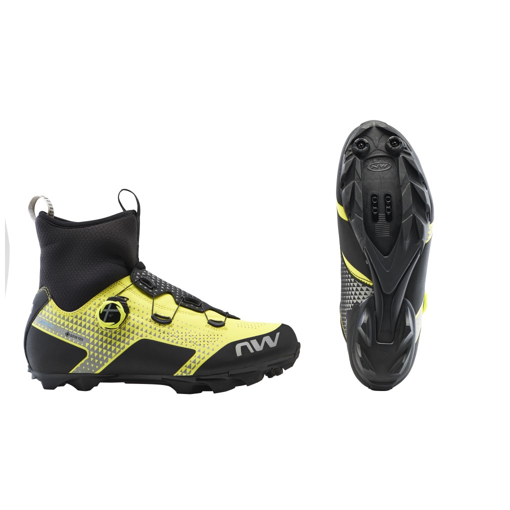 Sapatilhas Ciclismo Northwave CELSIUS XC ARC. GTX Amarelo Fluo - Preto