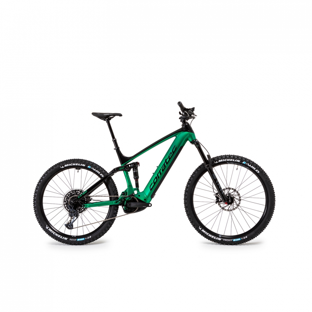 Bicicleta Elctrica Corratec E-Power RS 160 Pro Plus Verde-Negro