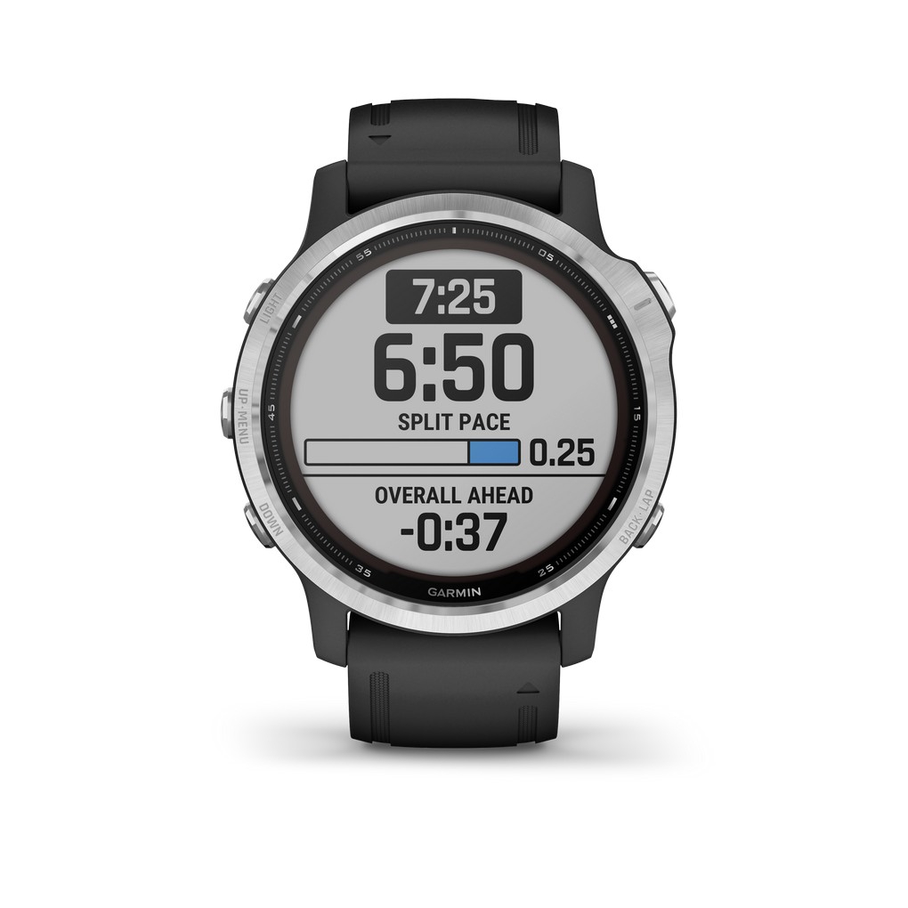 Garmin Fenix 6S Solar Music Plata