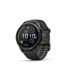 Garmin Fenix 9 Pro � inReach, 43mm Amoled Titanio revesti. de DLC gris carbon correa silicona negro