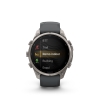 Garmin Fenix 9 Pro � inReach, 47mm Amoled Titanio correa silicona gris