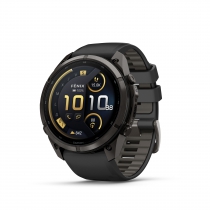 Garmin Fenix 9 Pro � inReach, 51mm Amoled Titanio revesti. de DLC gris carbon correa silicona negro