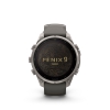 Fenix 9 Pro � inReach, Solar, 47mm Titanio correa silicona gris