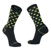 Calcetines Northwave CORE Negro Amarillo Fluo