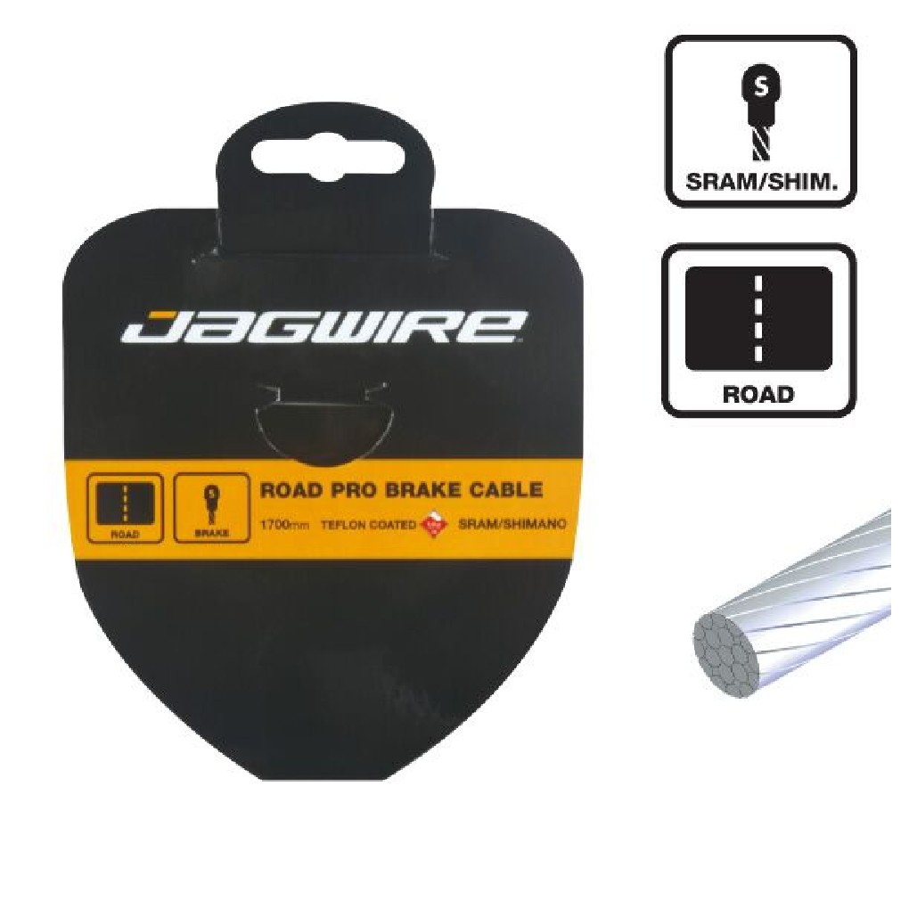 Cabo do Travo Jagwire Carretera Slick Stain 1.5x2000mm Sram-Shimano