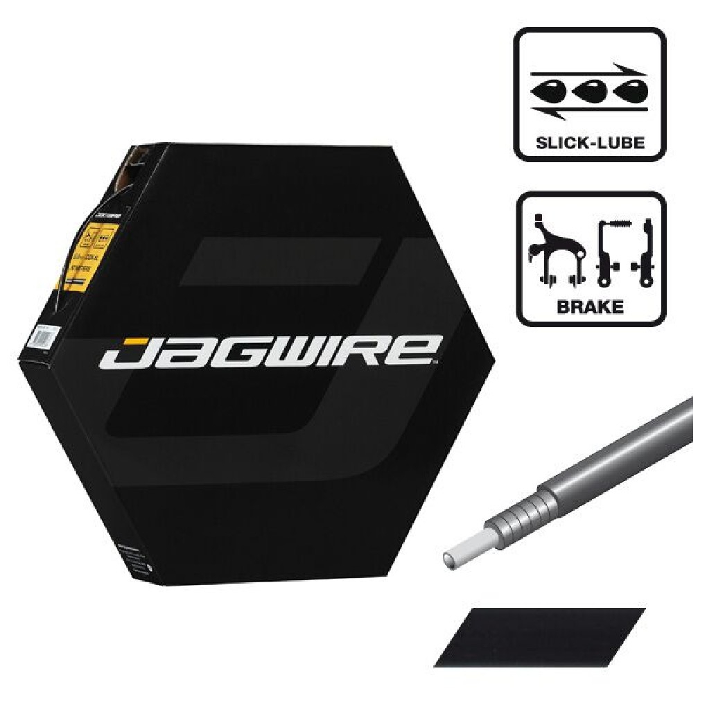 Cobertura do Travo Jagwire Preto 5mm x 50m CGX-SL Slick Lube