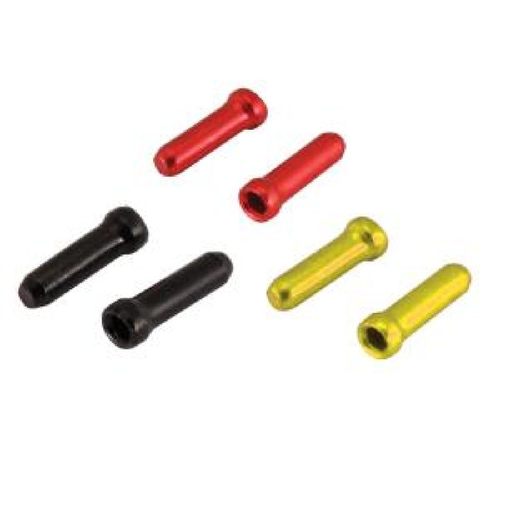 Terminal Cabo de Mudana/freno Jagwire Oro-Preto-Vermelho 90pcs