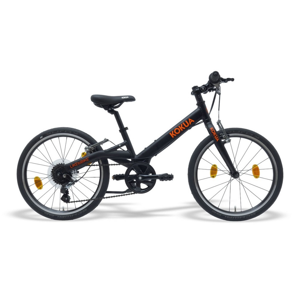 Bicicleta Kokua LiketoBike 20" Preto Laranja