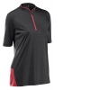 Camisola m/c TRAIL WMN 2  Cinza-Vermelho