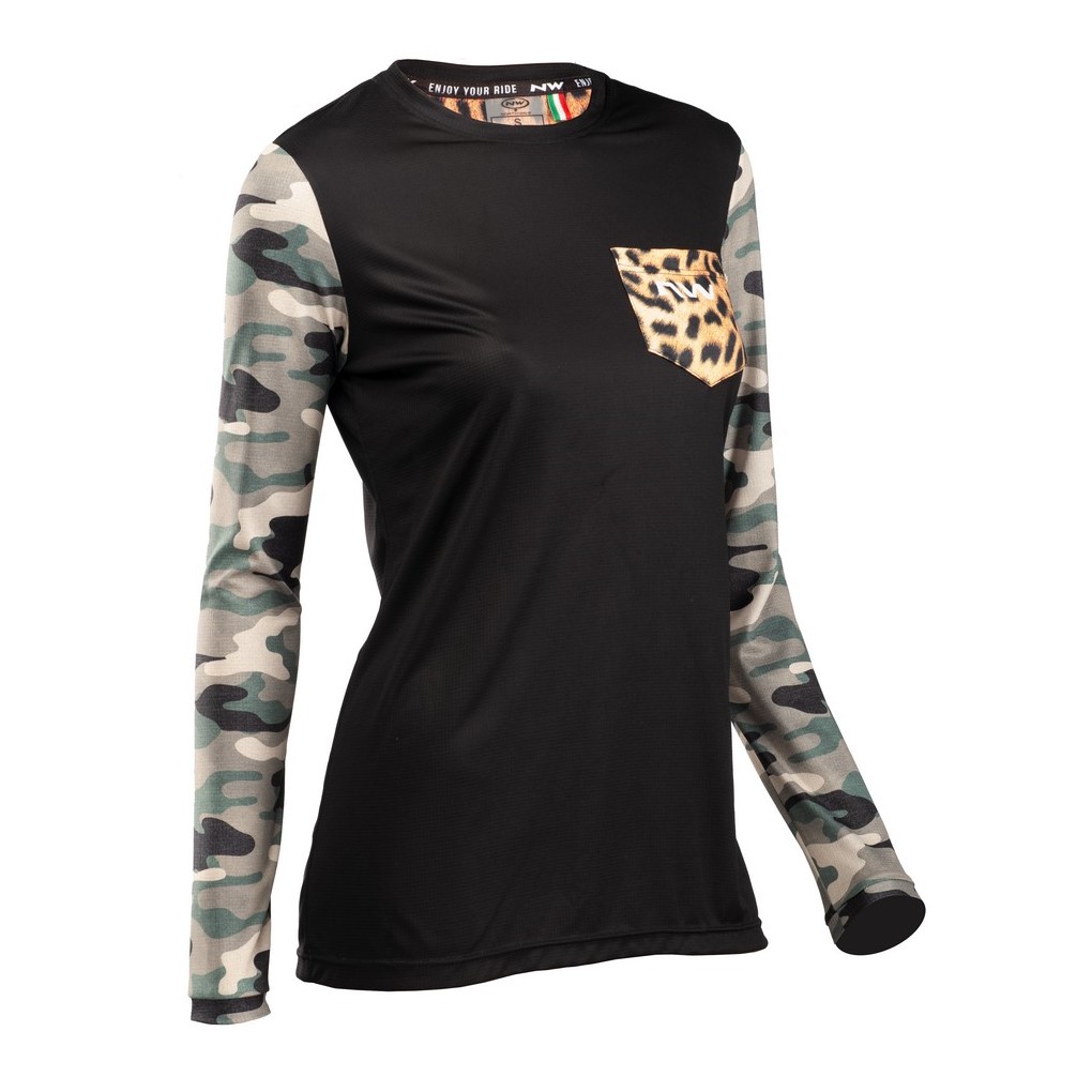 Camisolas m/l WILD AM WOMAN Drop Preto