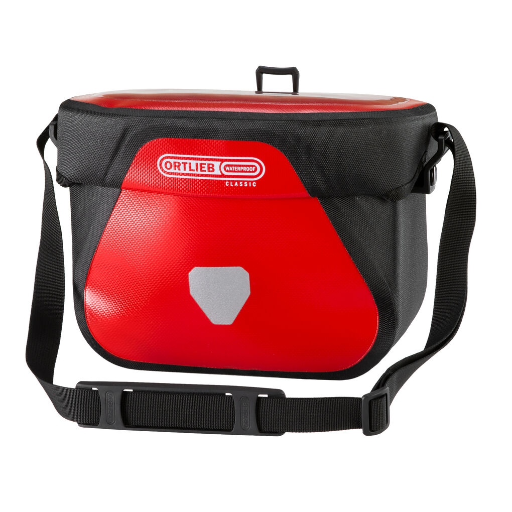 Bolsa Manillar Ortlieb ULTIMATE Sin Adaptador 6,5L Rojo-Negro