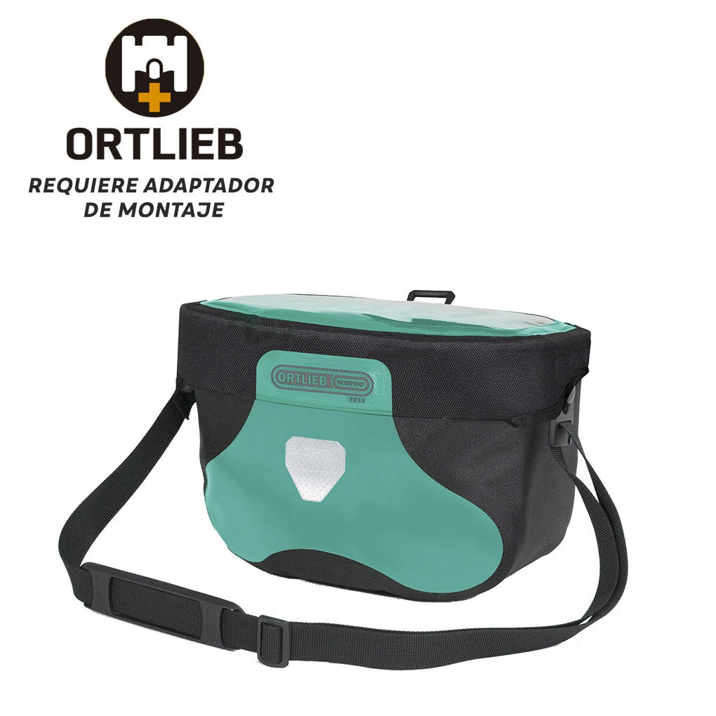 Sacos de guiador Ortlieb Ultimate Six Free Sem adaptador 6,5L Lagoon