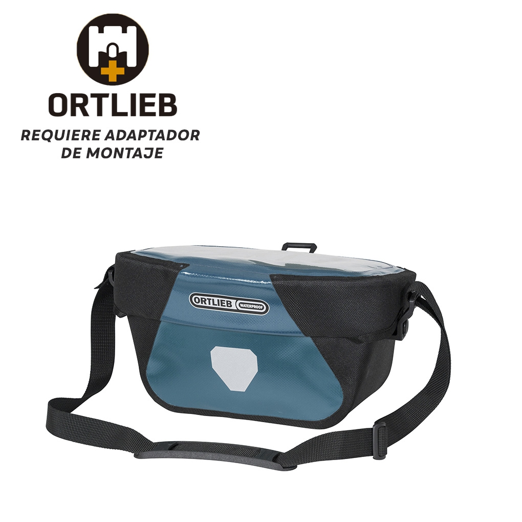 Sacos de guiador Ortlieb Ultimate Six Classic Sem adaptador 5L Petrol Preto