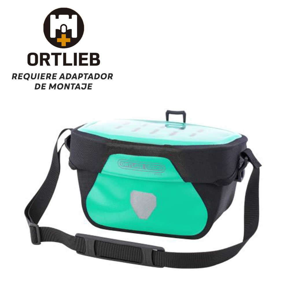 Sacos de guiador Ortlieb Ultimate Six Free Sem adaptador 5L Lagoon