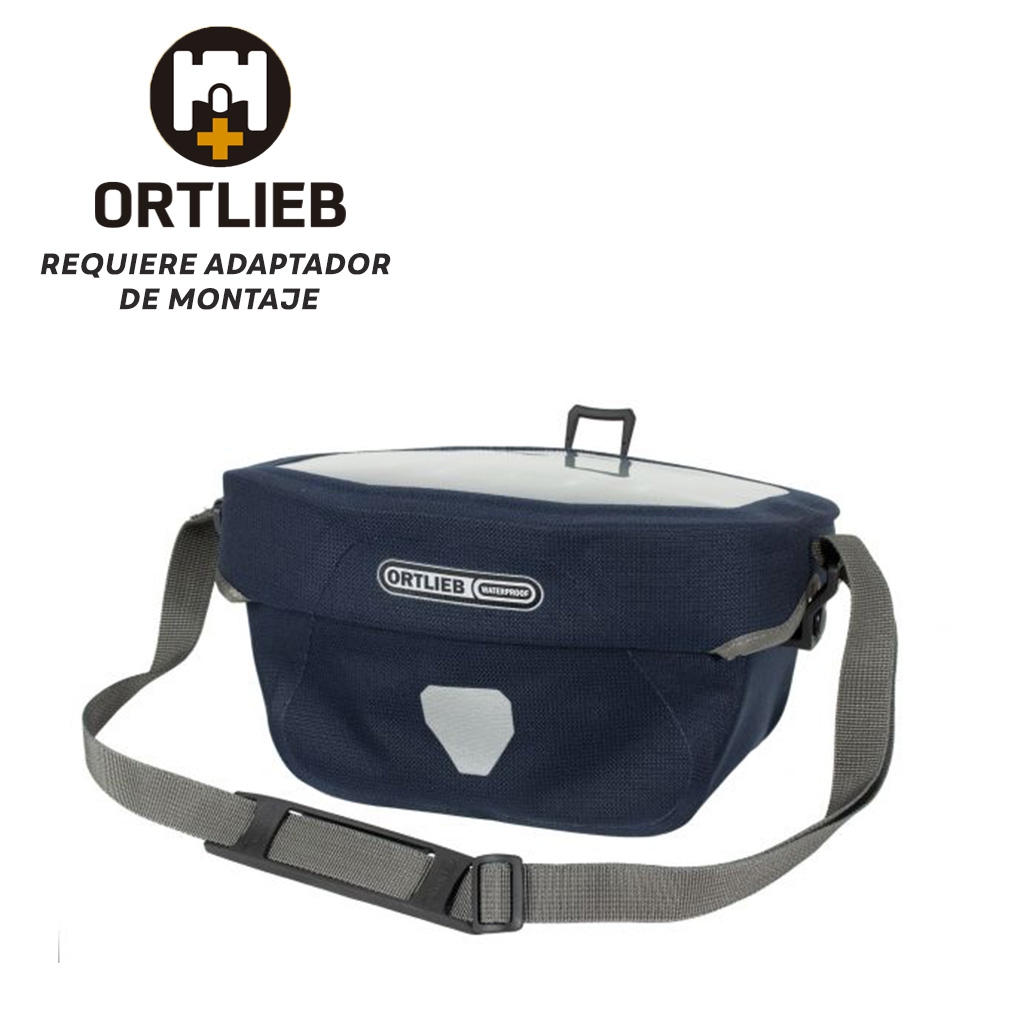 Sacos de guiador Ortlieb Ultimate Six Urban Sem adaptador 5L Violeta