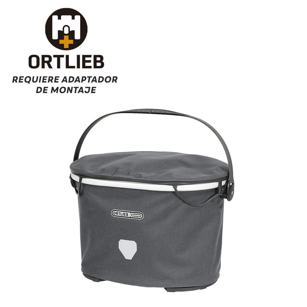 Cesta Sacos de guiador Ortlieb UpTown Urban 17,5L Sem adaptador Pimienta