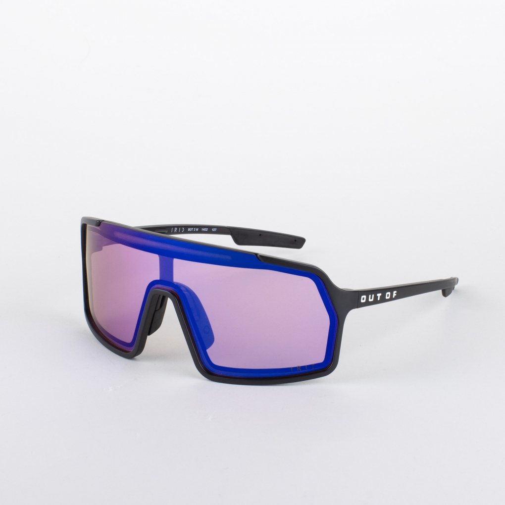 Gafas Deportivas Out Of Bot 3 Hybrid Blanco Lente IRID Azul