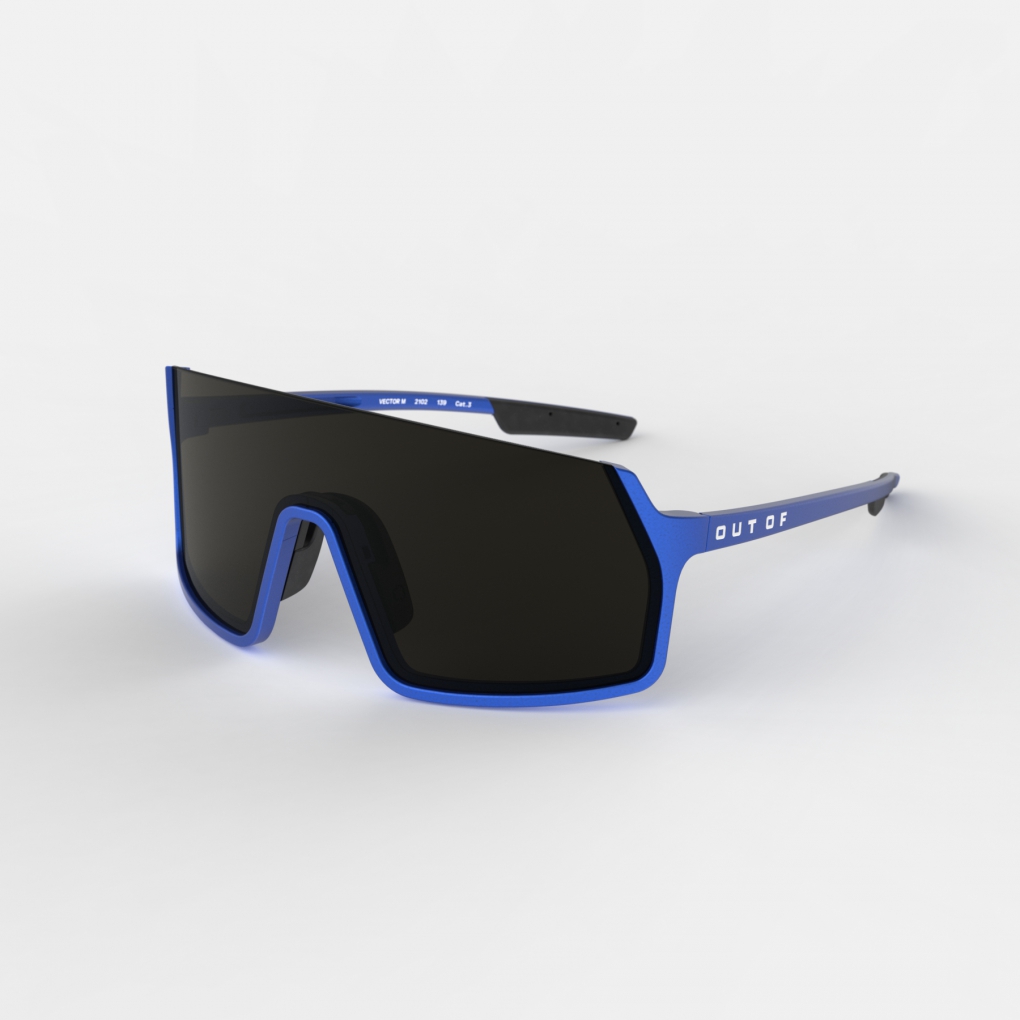 Gafas Deportivas Out Of Vector Hybrid Petrol blue Lente Smoke