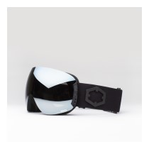 M�scara Esqu� Out Of Open Negro Silver