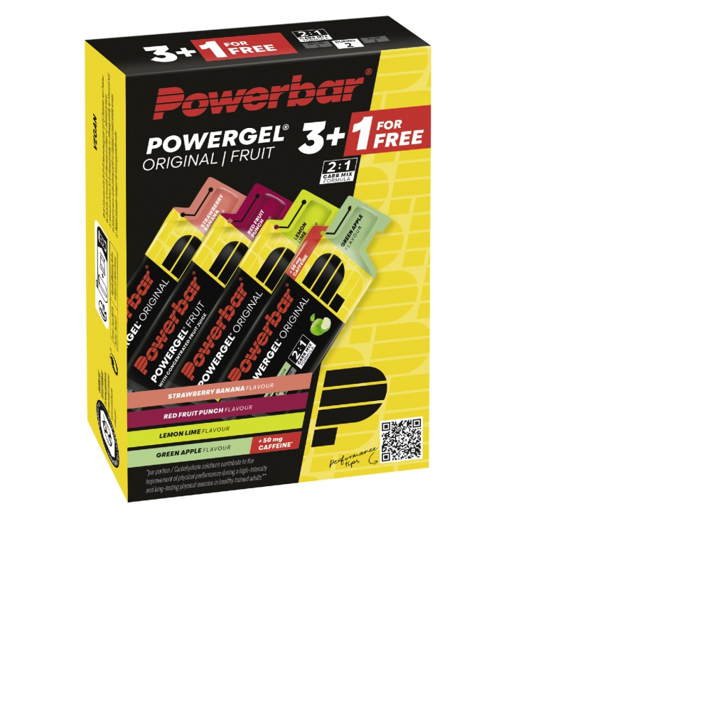 Multipack PowerBar PowerGel 10 pakcs de (3+1 gratis)