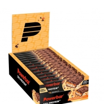 BARRAS POWERBAR PROTEINPLUS 30% BAUNILHA CARAMELO CRISP 15 UNIDADES