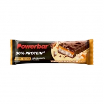 BARRAS POWERBAR PROTEINPLUS 30% BAUNILHA CARAMELO CRISP 15 UNIDADES