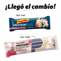 Barrita PowerBar ProteinPlus LCarnitina Frambuesa 30 unidades