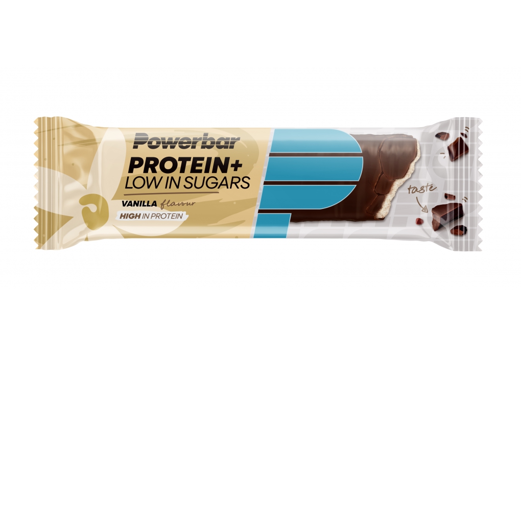 Barras PowerBar ProteinPlus Low Sugar Baunilha 30 unidades