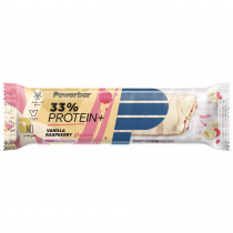 BarrasPowerBar ProteinPlus 33% Baunilha Framboesa 10 unidades