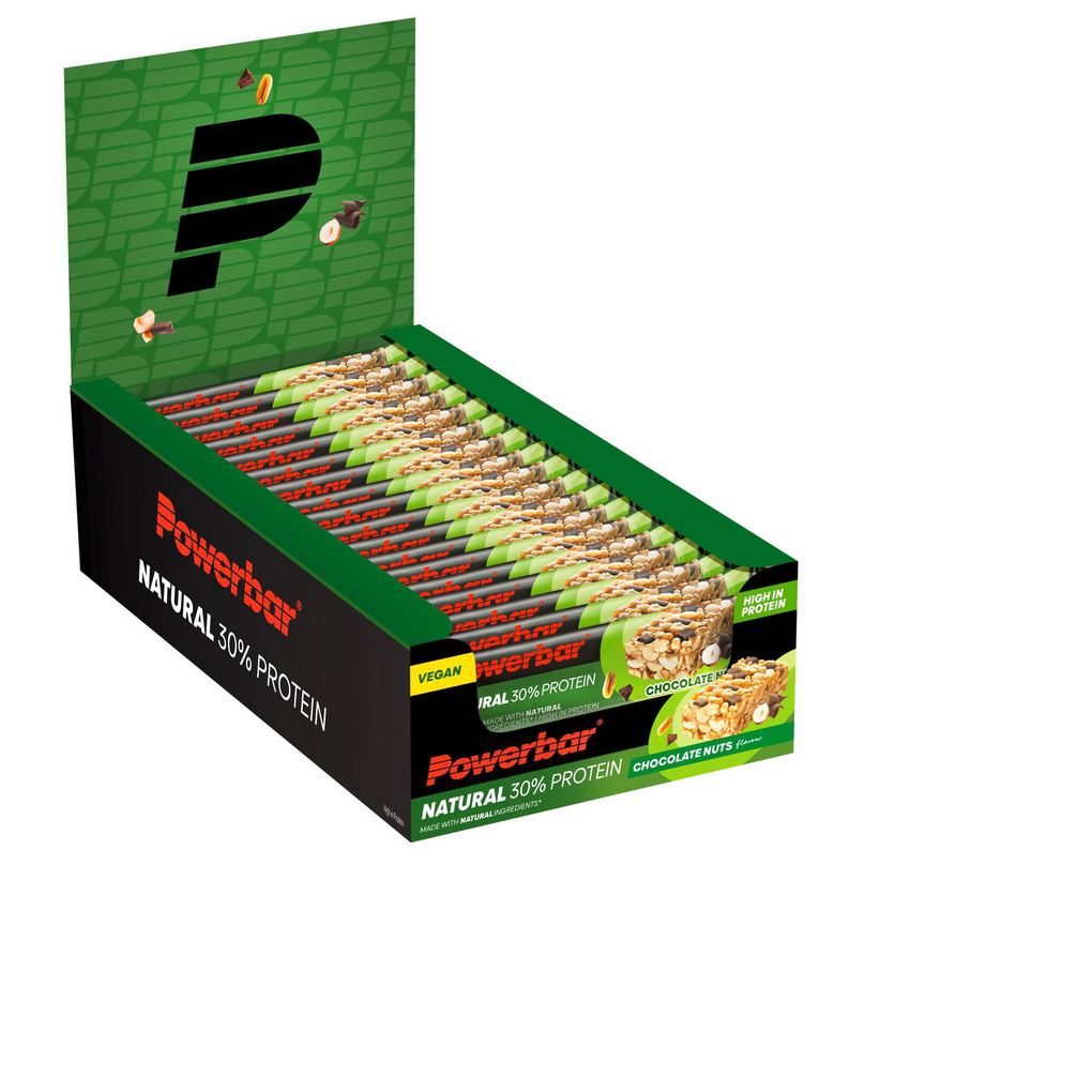 Barrita PowerBar Natural Protein 30% Chocolate Nuts 18 unidades