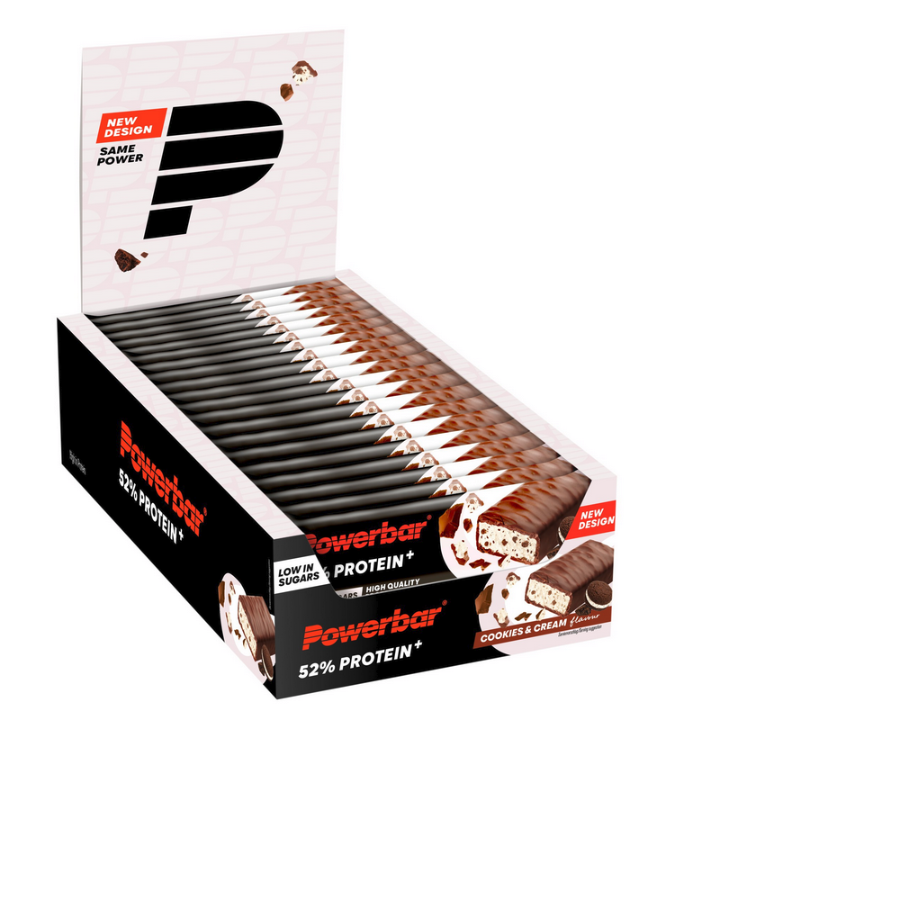 Barras PowerBar ProteinPlus 52% Cookies 20 unidades