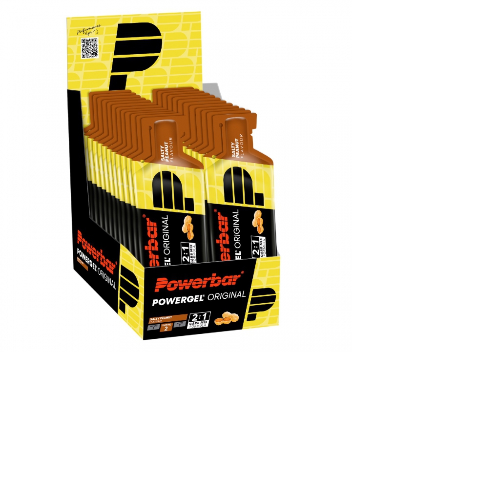 PowerBar PowerGel Amendoim Salado 24 unidades