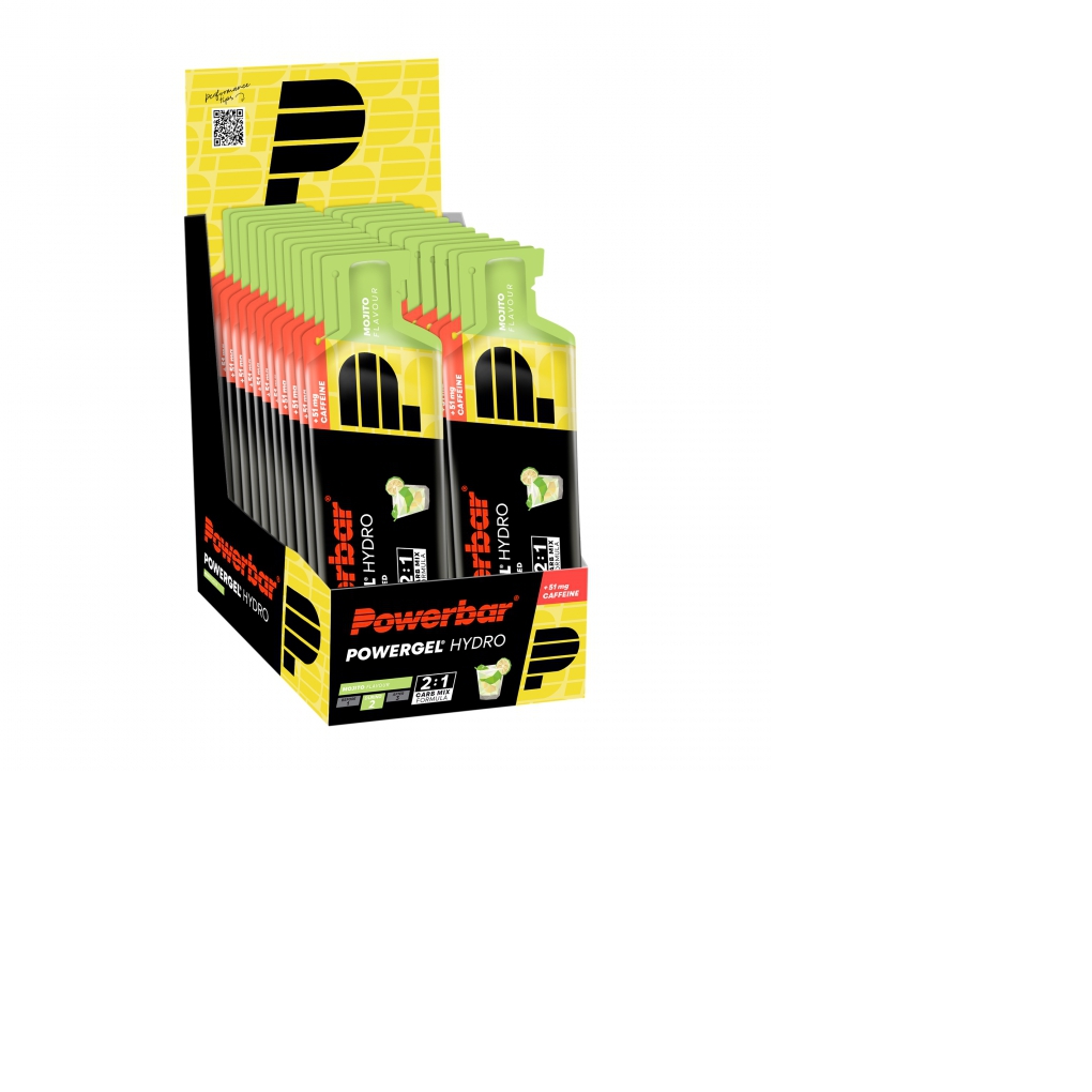 PowerBar PowerGel Hydro Mojito Cafe�na 24 unidades