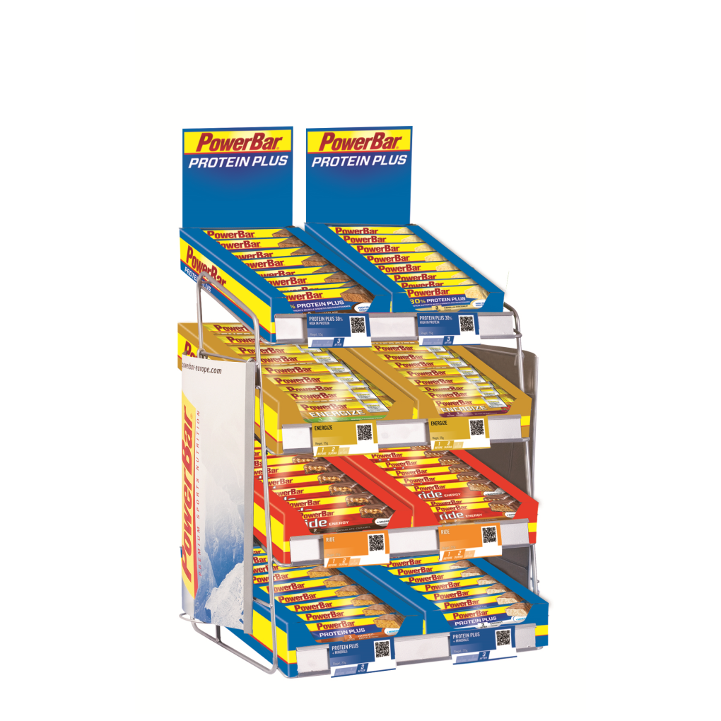 Expositor PowerBar Sobremesa 2x4