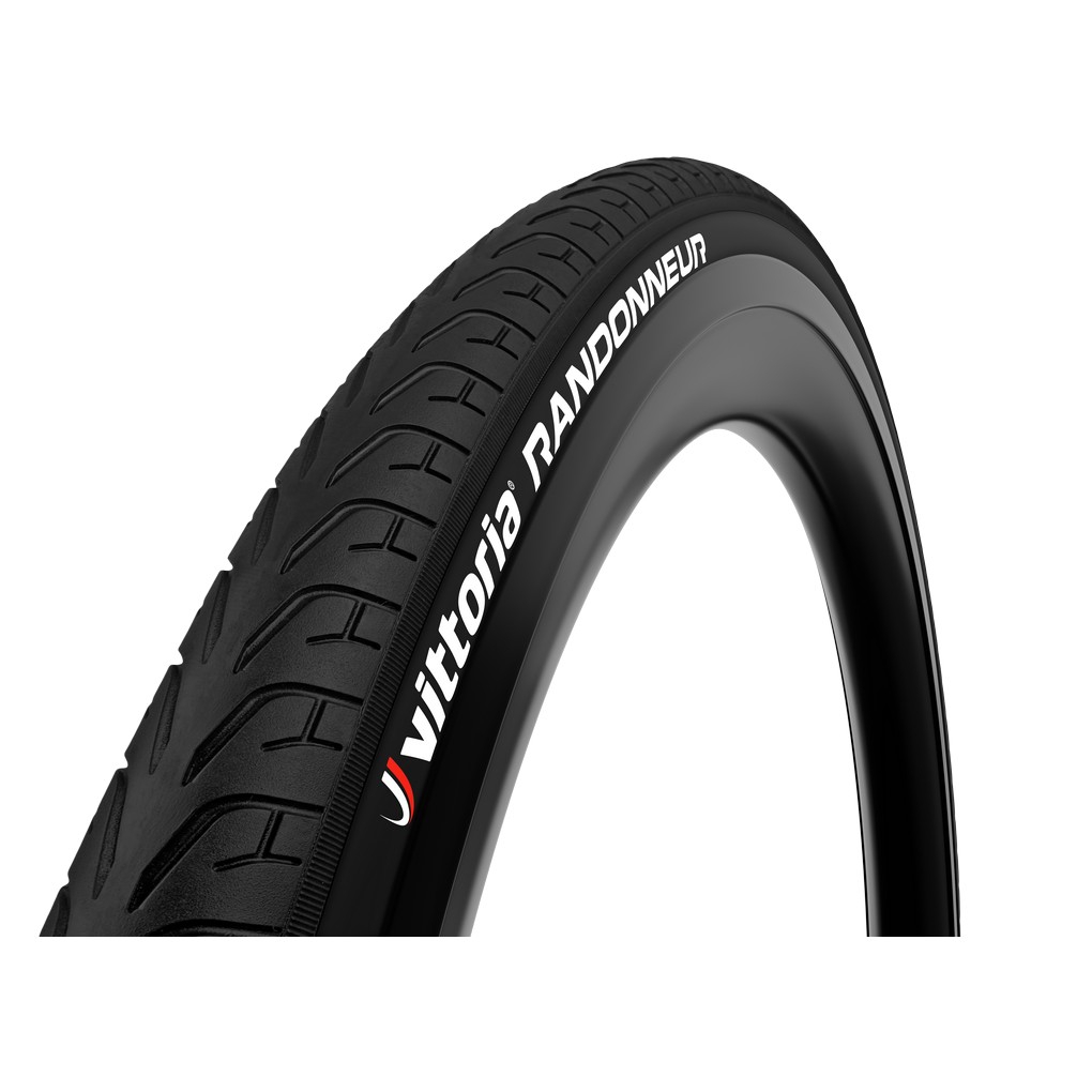 Pneus Urban Vittoria Randonneur Tech 700x40c rigida Preto refl G2.0