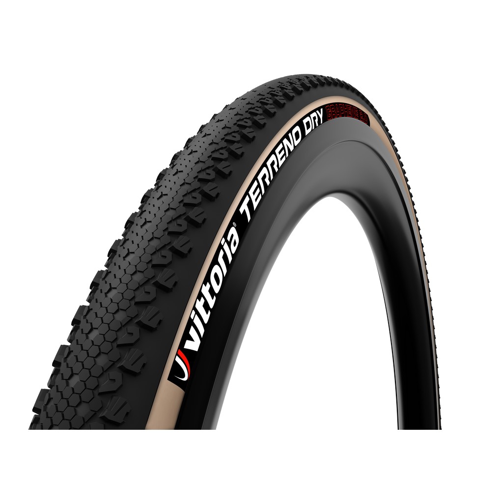 Pneus Gravel Vittoria Terreno Dry 700x47c TLR Tan G2.0