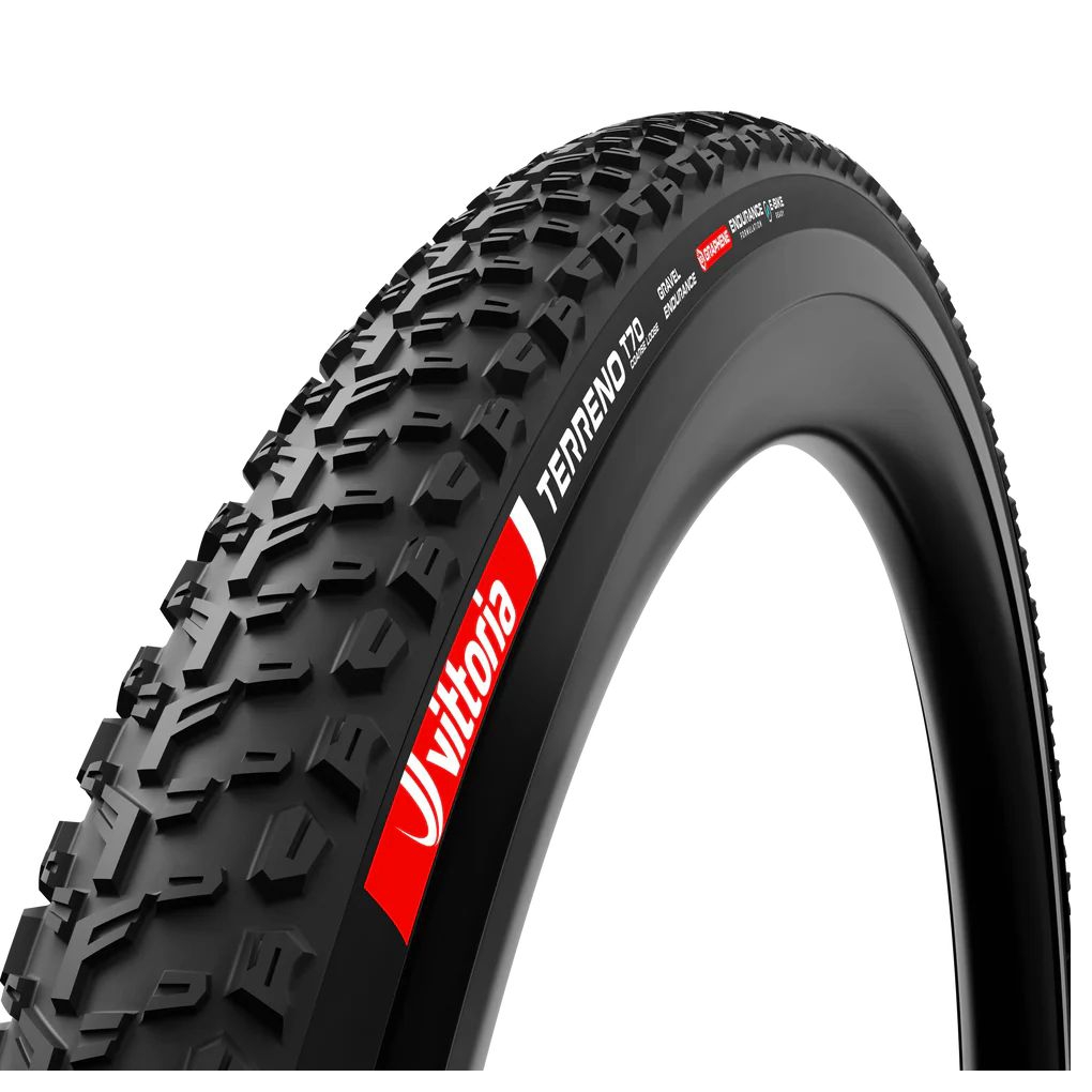 Cubierta Gravel Vittoria Terreno T70 Coarse losse 700x40 TLR Hookless Gravel Full Black G2.0