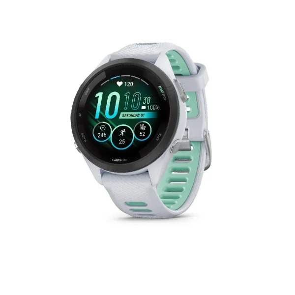 Reloj Garmin Forerunner 265 S Music Blanco/Verde 42 mm
