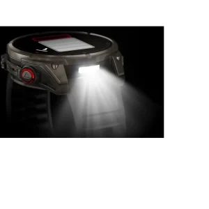 Garmin Fenix 8 Pro - 47mm Amoled Sapphire, titanio con correa de silicona en negro/gris