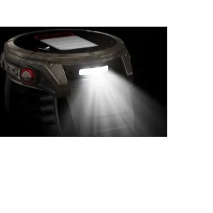 Garmin Fenix 8 Pro - 51mm Amoled Sapphire, Titanio con correa de silicona en negro/gris