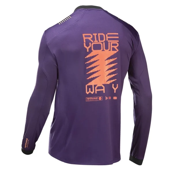 Maillot Northwave SHARP Púrpura-Naranja