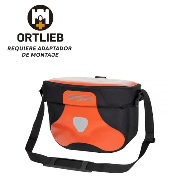 Bolsa Manillar Ortlieb Ultimate Six Free Sin Adaptador  6,5L Óxido