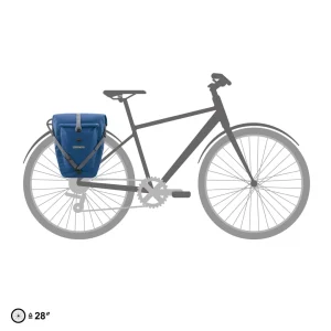 Alforjas Ortlieb BackRoller Plus QL2.2 20+3L Individual Azul