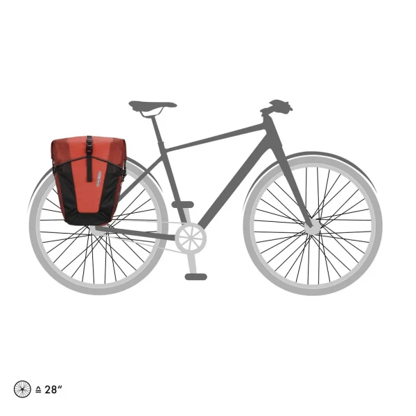 Alforjas Ortlieb BACK-ROLLER XL PLUS QL2.1 PAR (2x)39L Salsa-dark chili