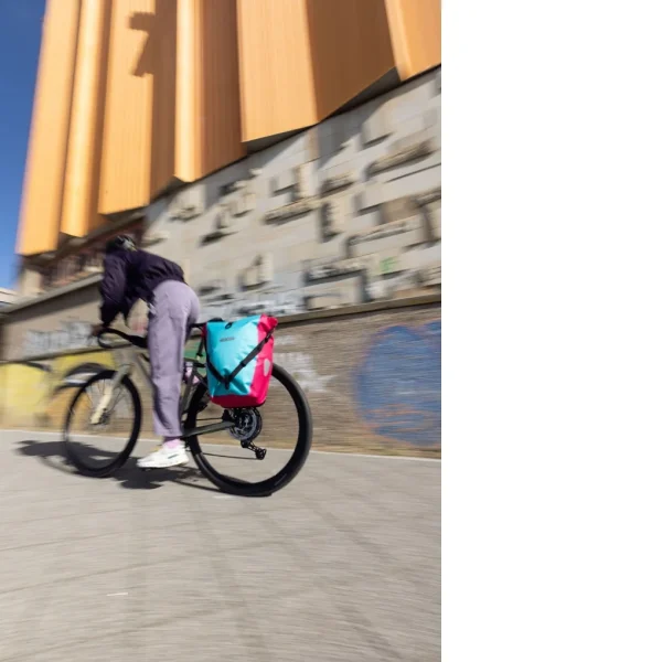 Alforja Urban Ortlieb BACK-ROLLER Cyber QL2.1 Alforja 20l. Azul-Rosa Fluo