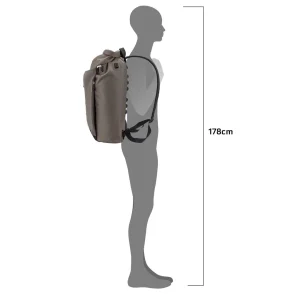 Mochila Ortlieb VARIO LITE QL2.1 22L Marrón