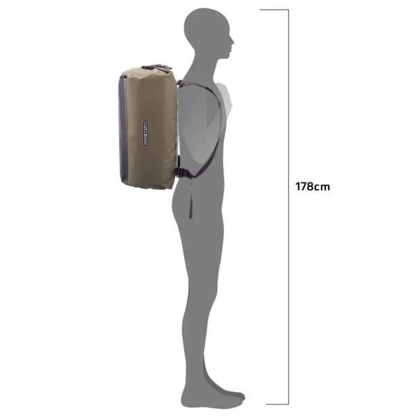 Bolsa Viaje Ortlieb Duffle Lite 40L Marrón Oscuro